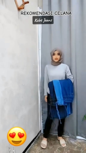 KULOT JEANS PREMIUM ( L XL XXL 4XL ) SNOW TALI SERUT / KULOT LIPAT JEANS PINGGANG FUL KARET