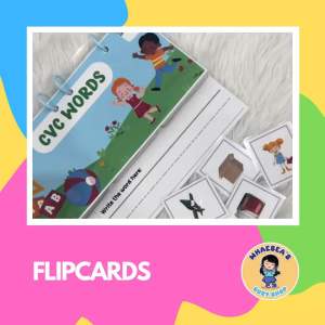 CVC Words Flipcards - Spell and Write