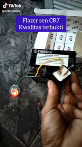 FLASHER SEN CR7 kedip cepat lambat