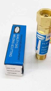 Bộ Van Chống Cháy Ngược  Van Một Chiều Gió Đá  dùng cho Đồng Hồ Oxy Gas  Ren 17mm ( 3/8 )