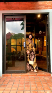 (M L XXL) TERBARU 2022 GAMIS TWILL PEKALONGAN TIEDYE PELANGI MODERN MODEL SEGITIGA PAYUNG NON DIAN PELANGI