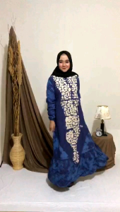 Non Dian Pelangi Gamis Tuil Terbaru Abstrak Malaman Ukuran M L XXL Dres Big Size Ootd Terbaru 2023