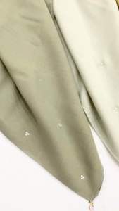 SOFIA Bawal Charm Cotton Bidang 45 Design 3 - Charm Luxe Series Crystal Tudung Bawal Cotton Voile Manik - IMANI SCARF