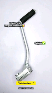 GSM kick stater selahan engkol baut 1 / 150 double starter rod (GS 05B) sparepart motor roda tiga