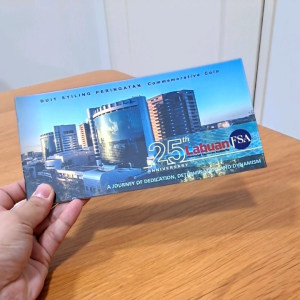 [Coin Card] 2021 Malaysia 25th Anniversary Labuan Financial Services Authority (FSA) Commemorative Coin Ringgit