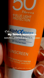 Azzura Sunscreen SPF 50 Alpha Boost Diamond Bright Series