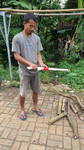 Golok serbaguna berkebun super kuat 40 cm asli banten baja premium