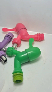 KRAN TAMAN JUMBO PVC GAGANG JEMPOL TWO WAY 1/2+3/4 INCH