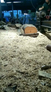 เขียงไม้มะขามแช่น้ำเกลือขนาด10แถมฟรีหูจับ🇹🇭