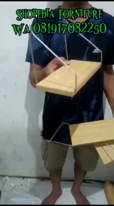 Hiasan Dinding Rak Besi Gantung Minimalis Forniture Rak Dinding Serbaguna