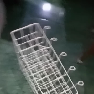 Rak piring besi 3 Susun + cantolan gelas