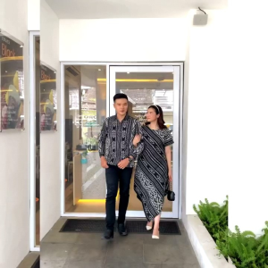 SET COUPLE TENUN PASANGAN BAJU PREWEDDING KONDANGAN KEKINIAN
