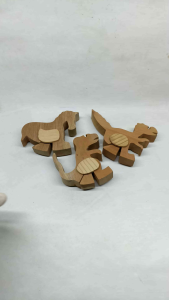 Bundling Paket Mainan Pajangan Dekorasi Patung Ukiran Hewan Dinosaurus Kayu Lucu Unik