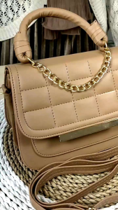 Tas Selempang Jinjing Mini Motif Kotak: Tas Ootd Wanita & Tas Pesta Kekinian