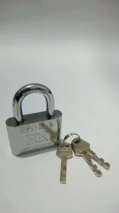 Gembok putih ukuran 60 mm leher pendek cantel gembok anti maling