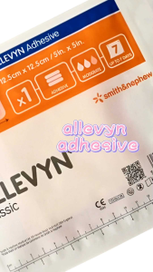 Allevyn Adhesive 125cmx125cm per lembar / Perban penyerap Luka
