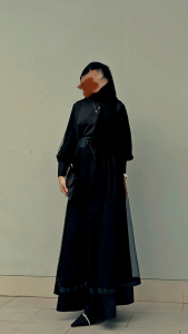 Satin Tulle Layer Dress | Fashion Muslim Kekinian