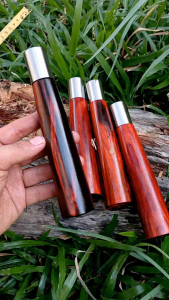 ด้ามมีดไม้พยูง ยาว 7 นิ้ว พร้อมปลวกสแตนเลสอย่างดี