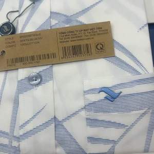 6(P0055)Áo sơ mi viettien ngắn tay lai ngang (regular )