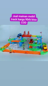 mainan track mobil isi 95pcs
