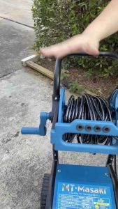 MASAKI เครื่องฉีดน้ำแรงดันสูงล้อลาก รุ่น MT-2800 / MT-2300 (รุ่น งานหนัก) มีโรลม้วนสายในตัว พร้อมสายฉีดน้ำ 15 เมตร