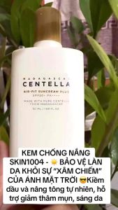 Kem chống nắng Skin1004 Madagascar Centella Air Fit Suncream Plus SPF50 50ml