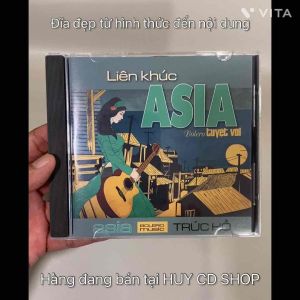 Đĩa CD Liên khúc Asia tuyệt vời Nhạc vàng trữ tình Bolero Đĩa lòng Trắng Chất Lượng cao Âm Thanh chuẩn HUY CD SHOP