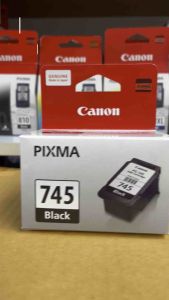 Canon TS-307 PG-745 BK ดำ ของแท้ใหม่ 100% จากศูนย์ มีกล่อง และตลับรีฟิวในช่องตัวเลือกสินค้า