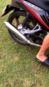 Knalpot CKD Standar Satria FU Suara Garing Standar Slencer Only