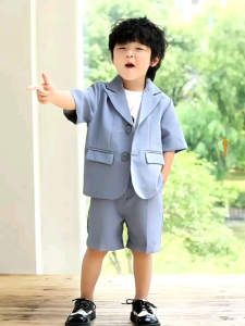 Bộ Set Vest Đùi cho Bé Trai TRAZ Hàng thiết kế Trẻ Em Phong Cách bảnh bao đáng yêu(Bé mập tròn tăng 2 size)