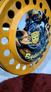 Wheeldop Ring 15/16 Model lubang 20 Motif bumble bee optimus prime transformer dan captain america cat premium glossy harga untuk 2 pcs wheeldop bonus dudukan 2 pcs