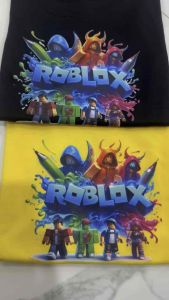 Kaos oblong anak motif ROBLOX (2) baju atasan anak cowok cewek lengan pendek untuk usia 2-12 tahun