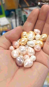 bông tai ngọc trai nhựa cao cấp chuyên mix đồ trang trí.