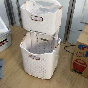 Multi-Functional High Quaility Clothes Hamper Laundry Basket With Wheels Storage Bin Organizer Laundry Rack Laundry Hamper Laundry Sorter Cart Movable with Feet Brake Cleaning Equipment