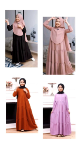 Gamis Anak Perempuan Tanggung Umur 11-12 Tahun