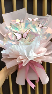 BUKET KUPU-KUPU AESTHETIC TANPA LED / BUKET ULTAH