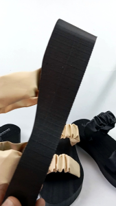 sandal spon sandal wedges palang dua krut