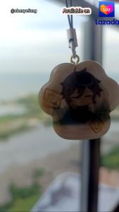 ！Defective product！Genshin Impact Zhongli Cat paw Keychain on sale