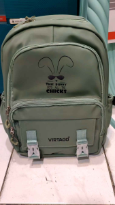 TAS RANSEL BACKPACK PEREMPUAN ANTI AIR WATERPROOF VIRTAGO RANSEL ANAK CEWEK BISA UNTUK SEKOLAH KERJA OUTDOR Kulit Wanita