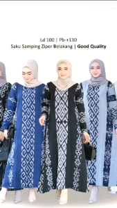 [[DRESS KEKINIAN]] Dress Maxi Kekinian Motif Simpel Terbaru - Dress Keren Bunga Muslim Panjang Seragam Wanita Gamis