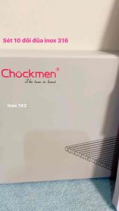 SET 10 ĐÔI ĐŨA INOX 316