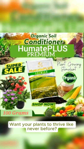 UCORP HumatePLUS Premium Soil Conditioner for All Kinds of Soil and Crops. Contains Humic Acid Potassium. Ideal for outdoor gardening and fertilizing.