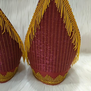Topi ragi hotang aksesoris kepala adat Batak toba