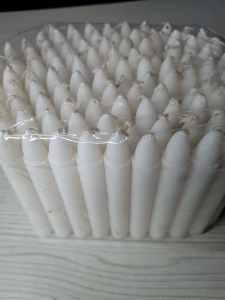 Lilin Putih Isi 100 Pcs Tipe 08 Lilin Lampu/Lilin Murah Grosir Candle Besar P 14 D 18 Cm (T08-100)