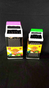 parutan menara multifungsi 4 sisi 4in1 2 variasi bahan stainless steel dan kaleng