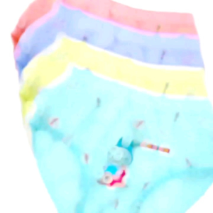 12 PCS CD Anak Cewek Katun | Celana Dalam Perempuan Labubu Usia 1-8th dalaman Cewek Premium