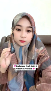 celak gel premium celak kajal eyeliner soft gel magical halo eyeliner waterproof tahan lama