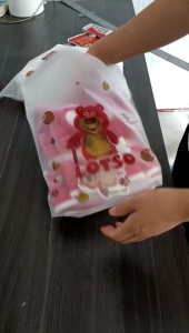 Gift Set Souvenir 2 in 1 Hadiah Handuk Mandi Anak Baby Bayi dewasa jumbo bahan Lembut tebal katun cotton wol rajut coral fleece 140x70 cm Lotso Karakter kartun