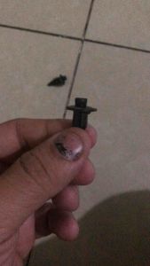 Klip lampu kancing peluru  yamaha nmax xmax aerox mio xride xeon r25 r15 gsx  baut universal pendek