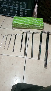 tekiro kunci L satuan hex key long tersedia varian ukuran